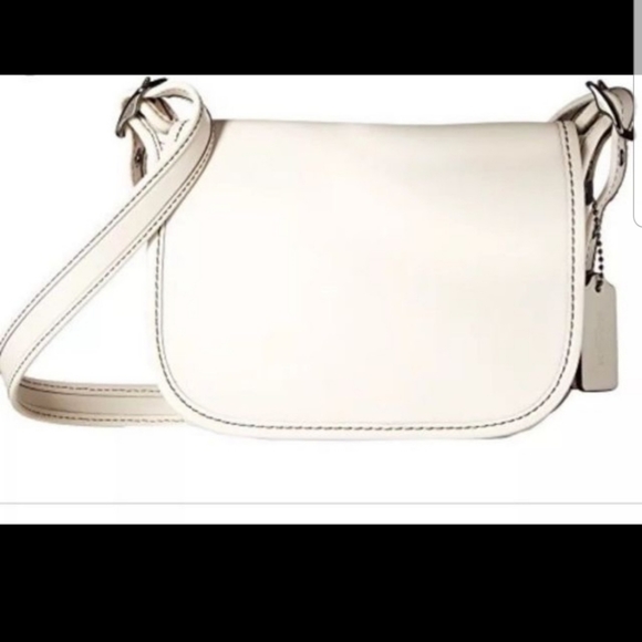 coach glovetanned saddle bag